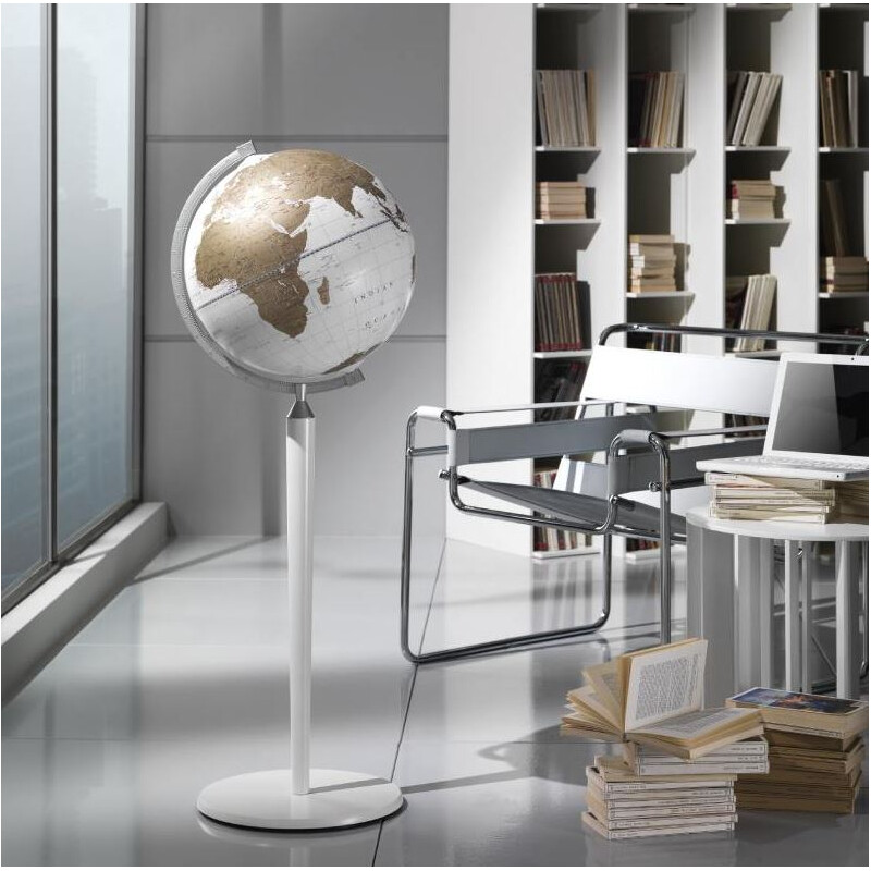 Zoffoli living Glob cu stand Vasco da Gama All White 40cm