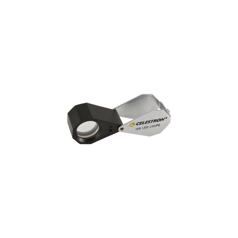 Celestron Lupa Lupă de mână 10x, iluminare cu LED