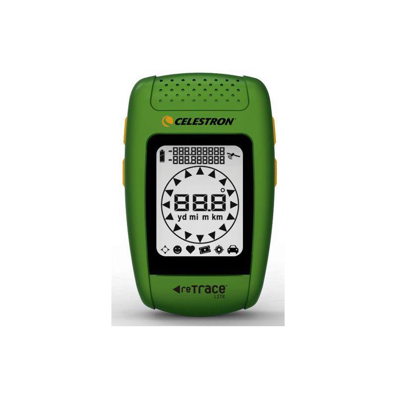 Celestron Busola Tracker GPS reTrace Lite cu busolă digitală, de culoare verde