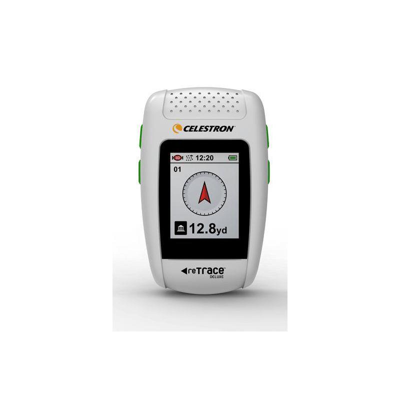 Celestron Tracker GPS reTrace Deluxe cu busolă digitală, de culoare albă