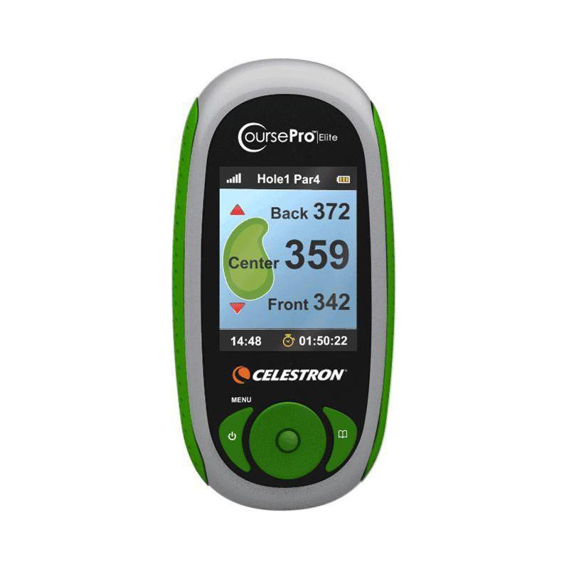 Celestron Telemetru GPS CoursePro Elite Golf Navi, de culoare verde