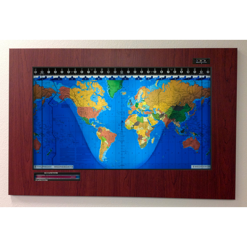 Geochron Original Kilburg din plastic  Boston Cherry şi cadru de culoare neagră