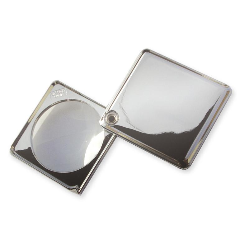 Carson Lupa MagniFlip - Loupe 3x chromé