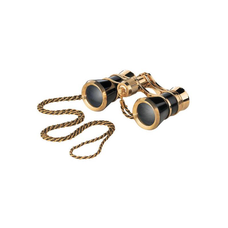 Eschenbach Opera glasses Glamour 3x25 black-gold cu lănţişor