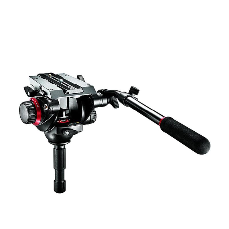 Manfrotto 504HD Cap Pro Fluid Video cu suport de prindere rapidă 501PL