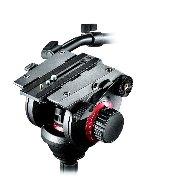 Manfrotto 504HD Cap Pro Fluid Video cu suport de prindere rapidă 501PL