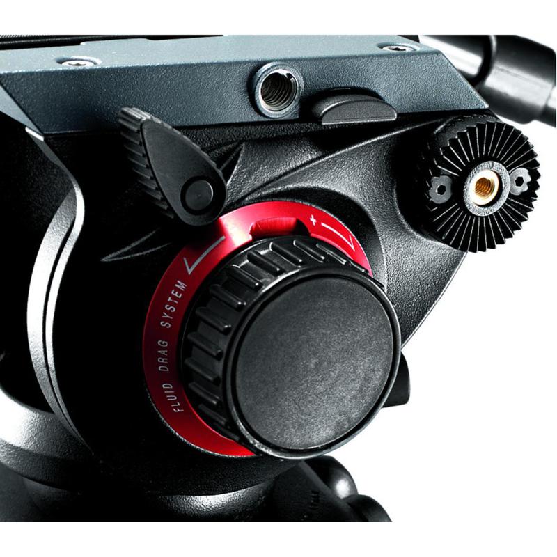Manfrotto 504HD Cap Pro Fluid Video cu suport de prindere rapidă 501PL