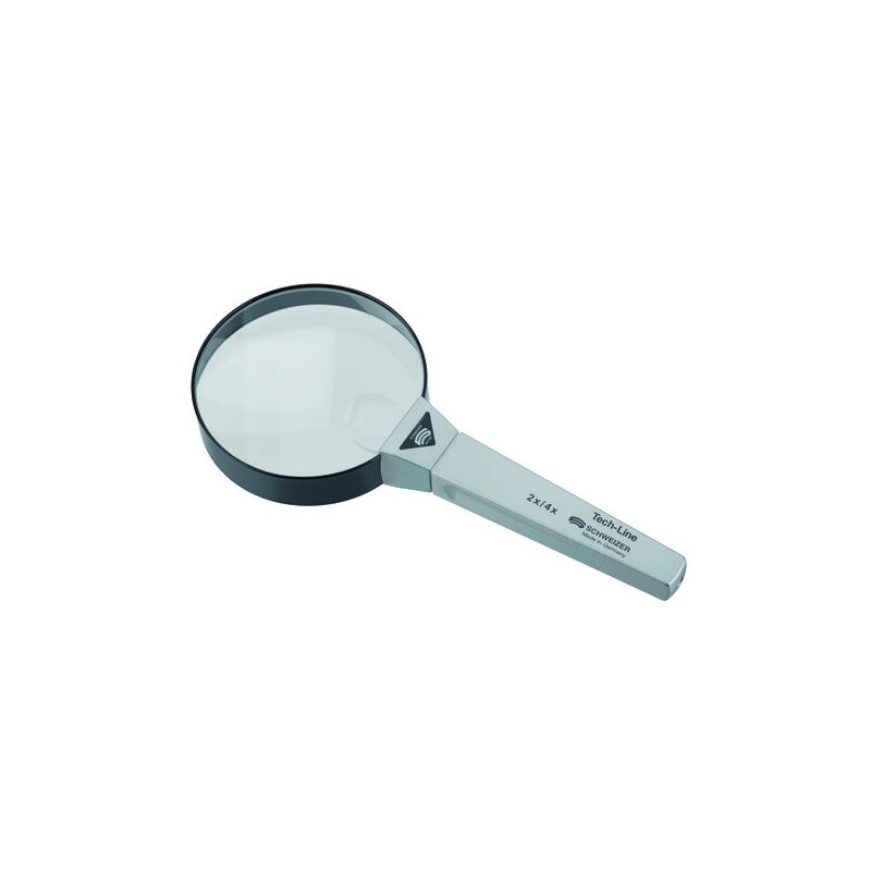 Schweizer Lupa Lupă de mână Tech-Line Bifo 2x/4x
