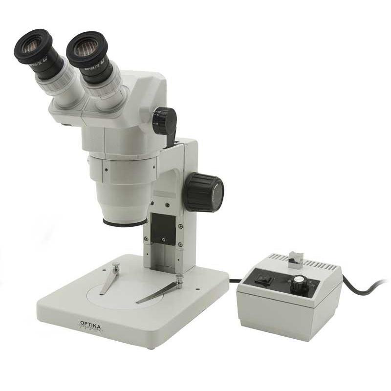 Optika   Microscop stereo zoom binocular SZR-3, stativ simplu, 1 lampă