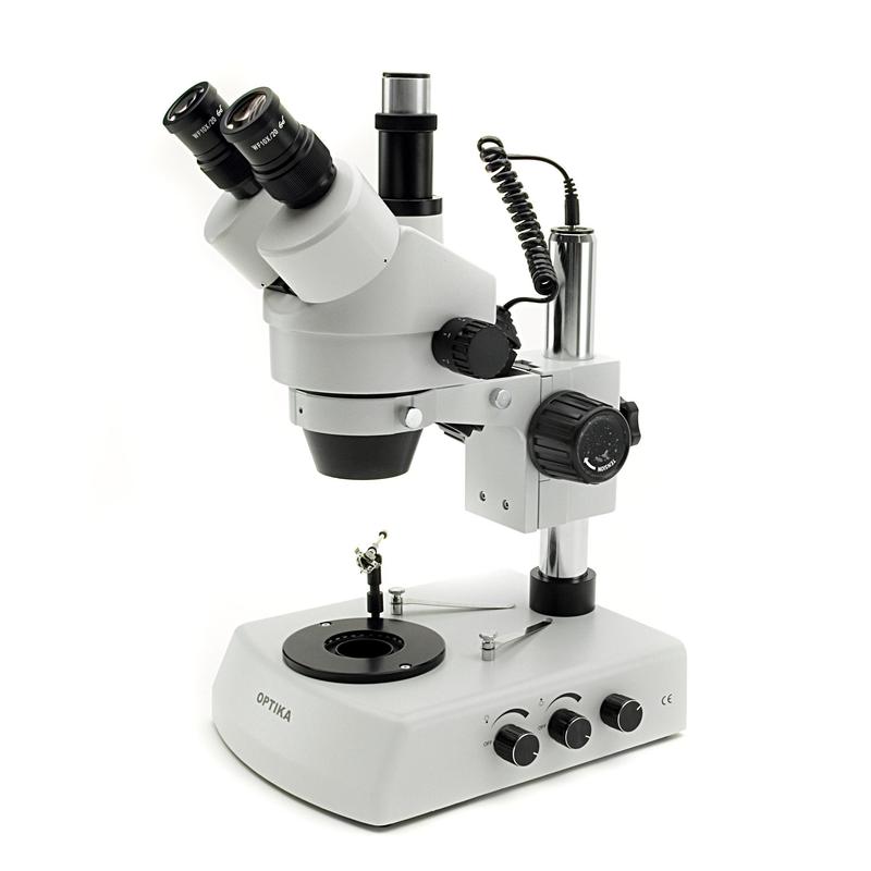 Optika SZM-GEM-2, Microscop stereo zoom trinocular pentru gemologie