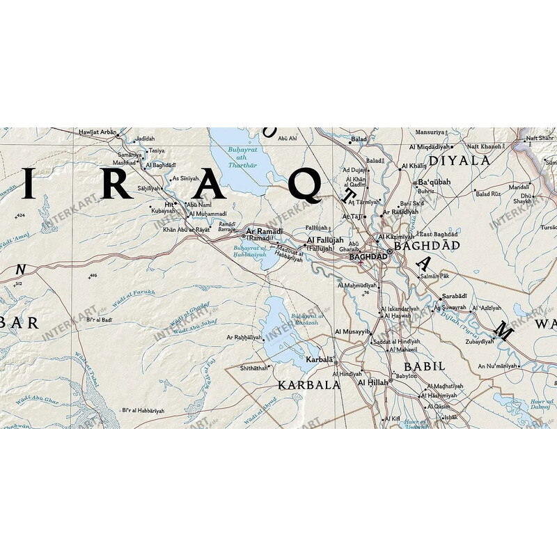 National Geographic Harta Hartă Irak
