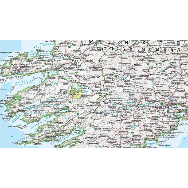 National Geographic Harta Irlanda (76 x 91 cm)