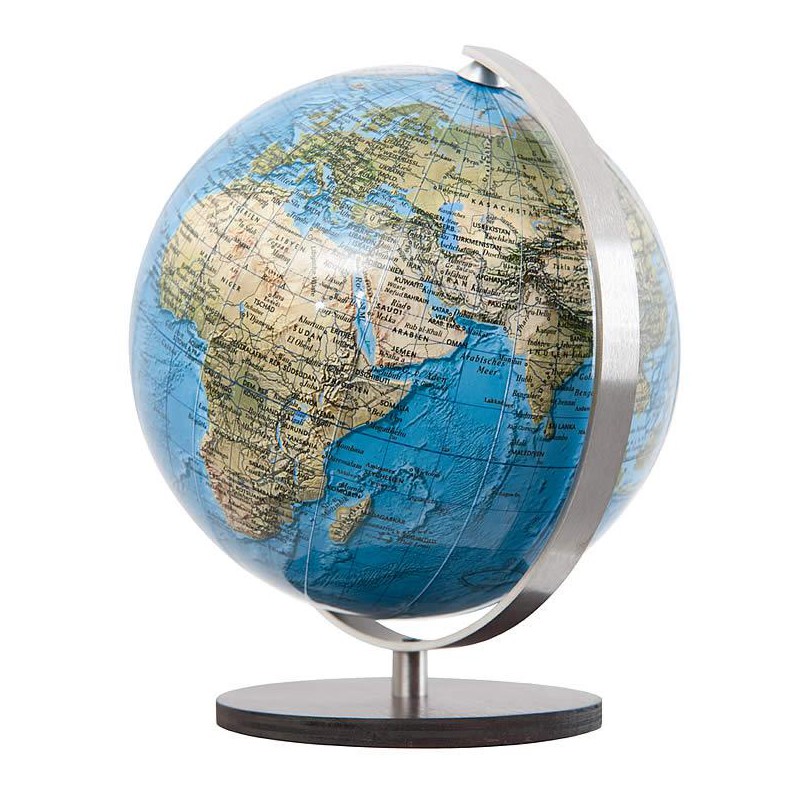 Columbus Mini glob Duorama bază din lemn de macassar 12cm