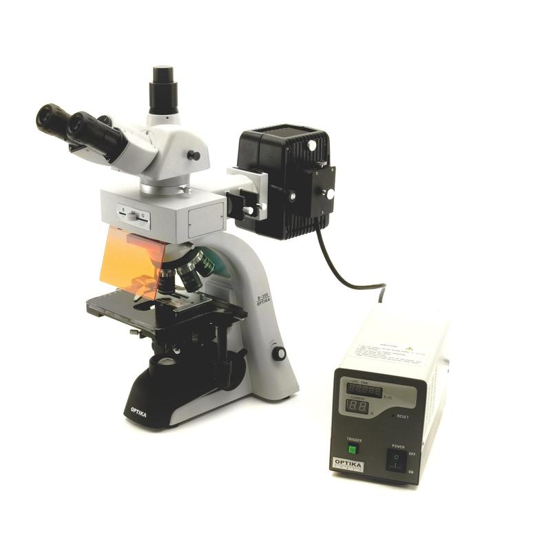 Optika Microscop fluorescent trinocular HBO B-353FL