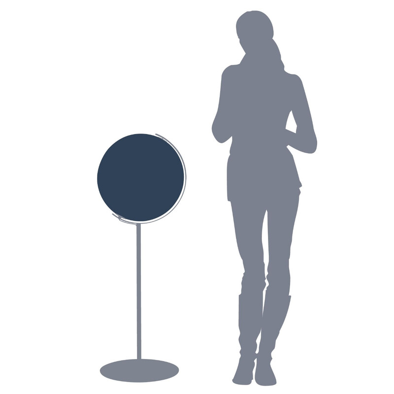 Columbus Royal Glob de podea picior de alamă 40cm