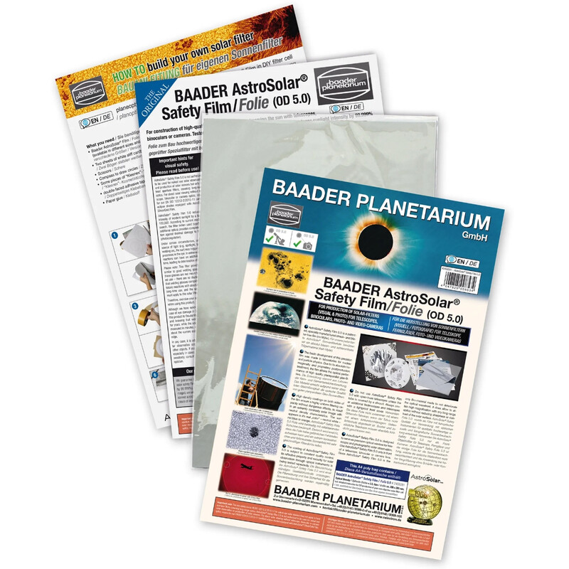 Baader Folie de filtrare AstroSolar® Safety OD 5,0, 20x29 cm