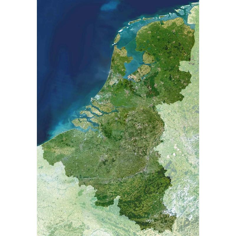 Planet Observer Harta regionala Benelux