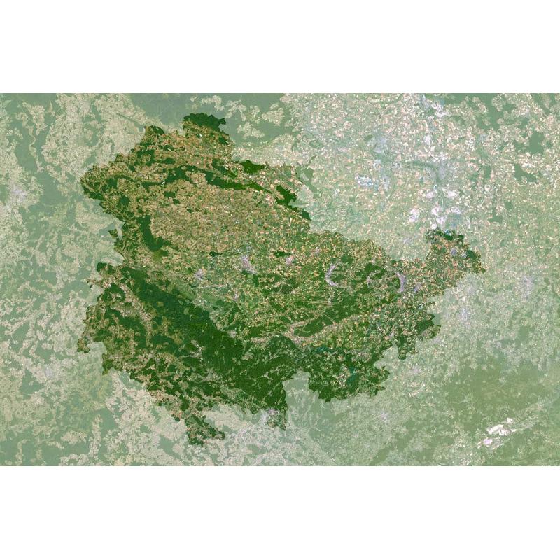 Planet Observer Harta regionala Thüringen