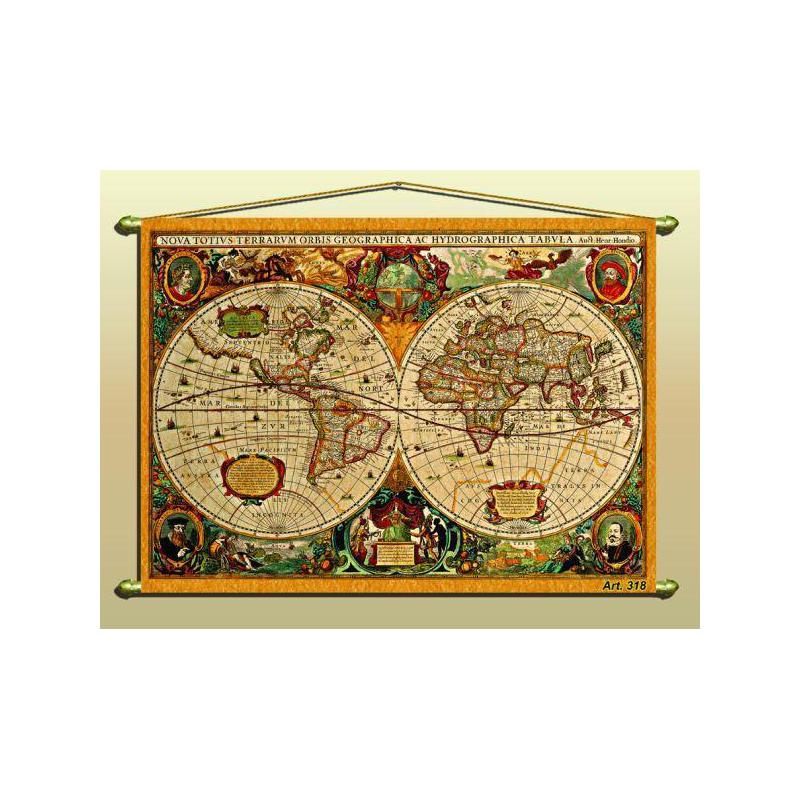 Zoffoli Harta lumii Hartă antică (imitaţie) Nr. 318/2