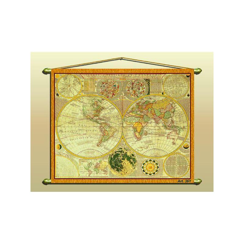 Zoffoli Harta lumii Hartă antică (imitaţie) Nr. 361/2