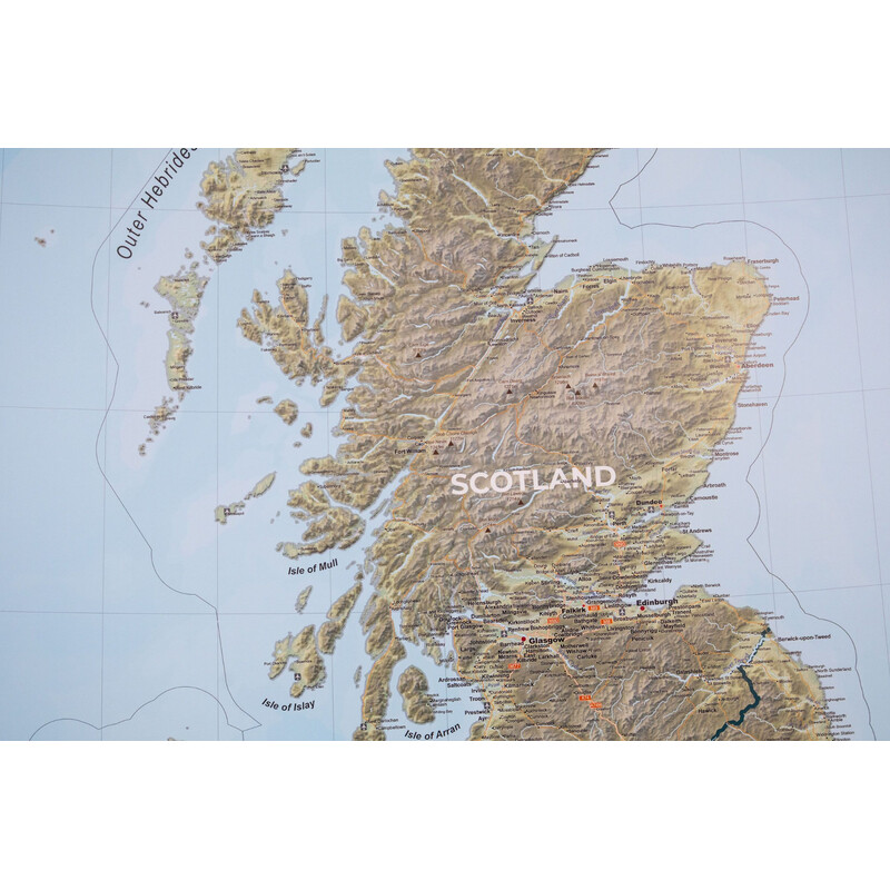 GeoMetro Harta United Kingdom (100 x 140 cm)