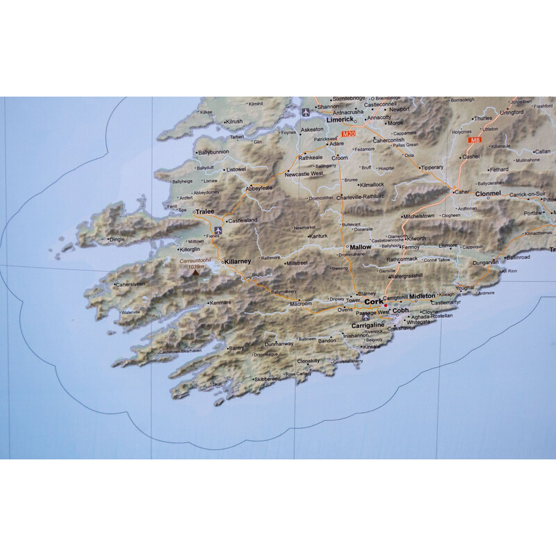 GeoMetro Harta United Kingdom (100 x 140 cm)