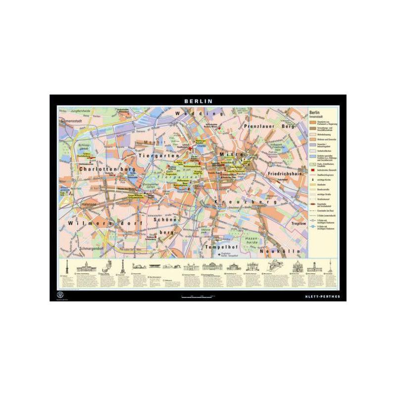 Klett-Perthes Verlag Regional-Karte Berlin Innenstadt (ABW)