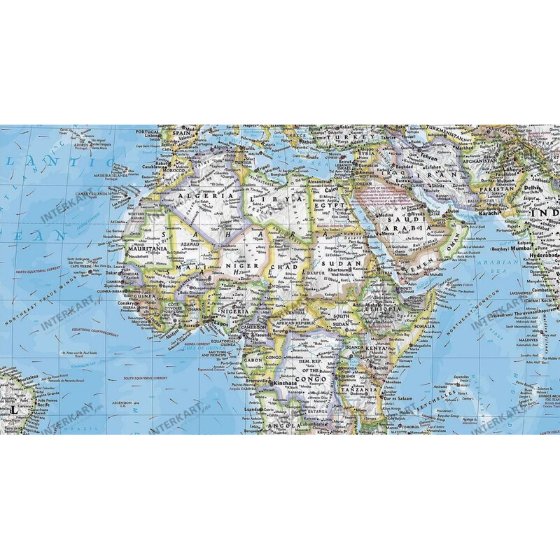 National Geographic Harta lumii (279 x 193 cm)
