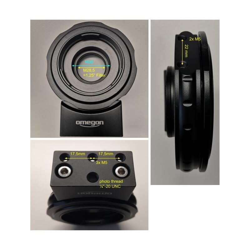Omegon Adaptor T2 pentru Canon EOS - fără Filet foto