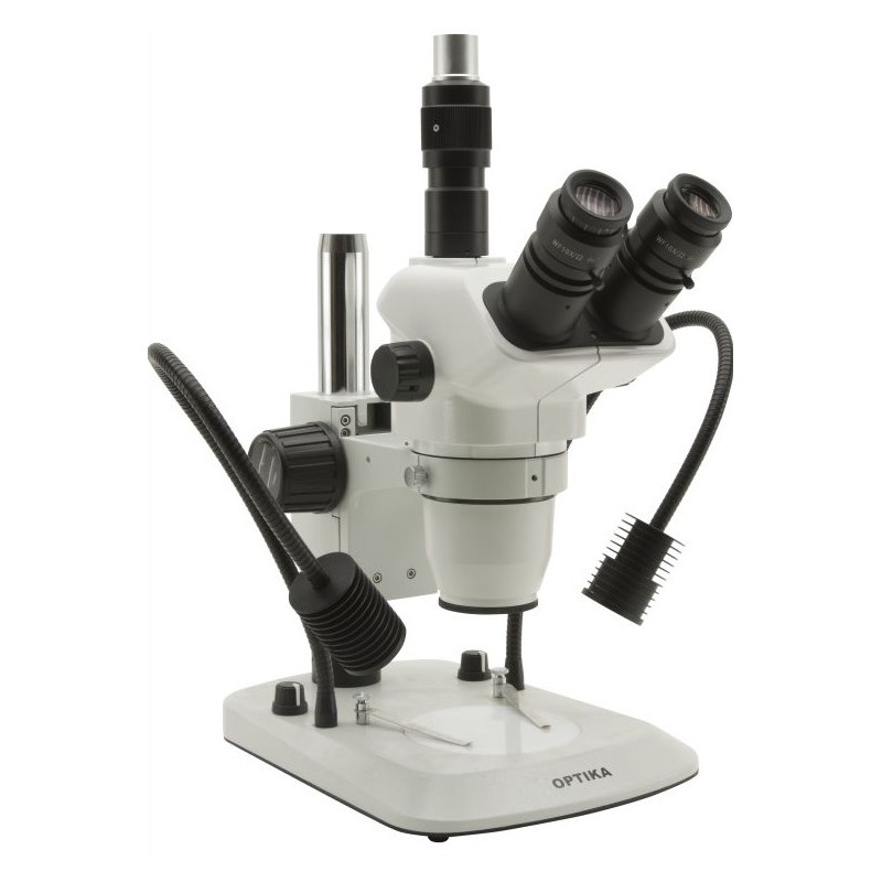Optika Microscop stereo trinocular SZN-6, binocular, zoom, 7x-45x, LED
