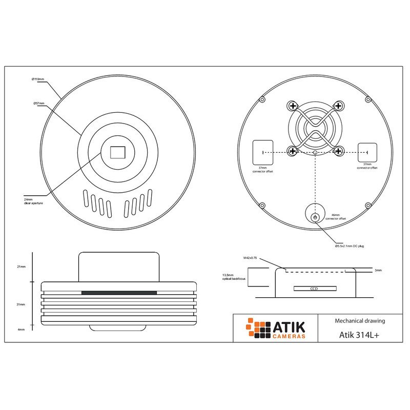 Atik Camera 314L+ Mono