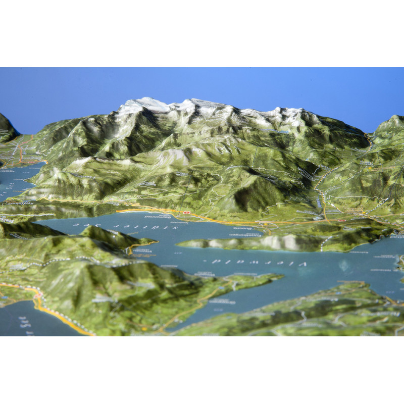 Georelief Harta regionala Lacul Lucerne (in germana)
