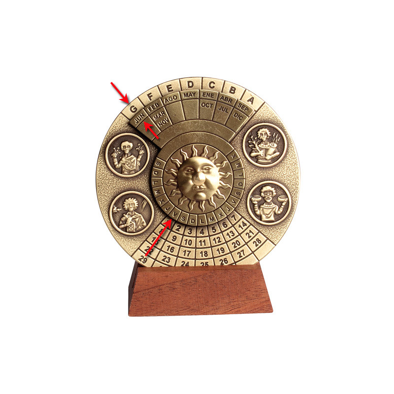 Hemisferium Calendar perpetuu, disc