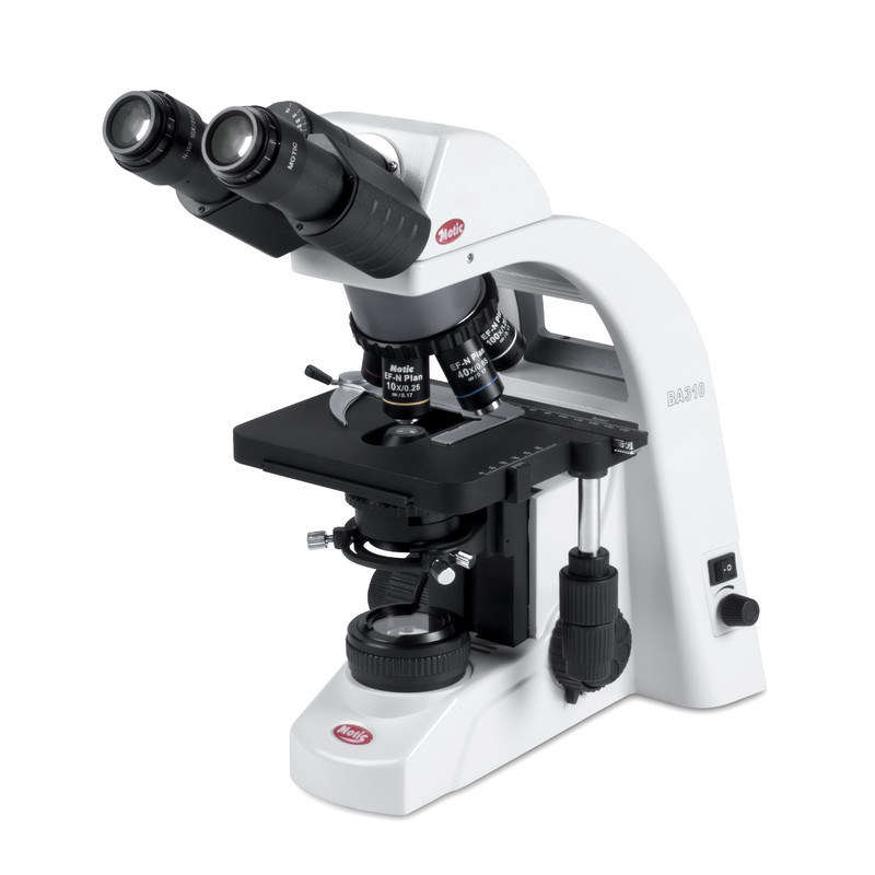 Motic Microscop BA310E, bino, BF, infinity, EC- plan, achro, 40x - 400x, Hal 30W, LED 3W (opt.)