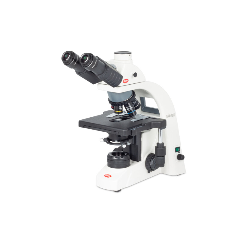 Motic Microscop BA310E, trino, BF, infinity, EC-plan, achro, 40x - 1000x, Hal. 30W, LED (opt.)