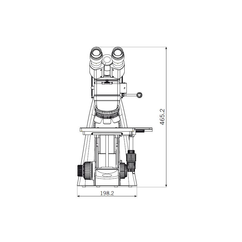 Motic Microscop binocular BA310 MET-T, (3 "x2")