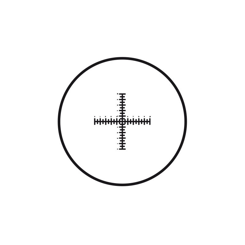 Motic Reticul in cruce cu scala duala, gradat pentru ocular , (10mm in 100parti), (25mm diametru)
