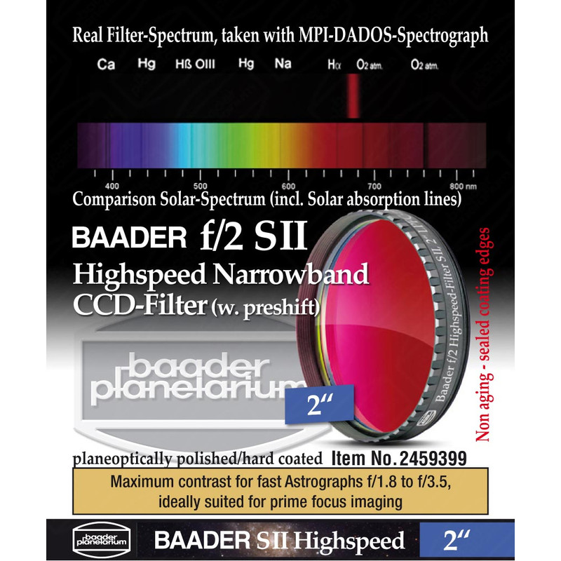 Baader Filtre SII Highspeed f/2 2"