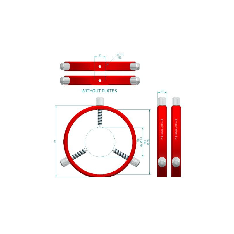 PrimaLuceLab Inele de ghidaj PLUS 115MM