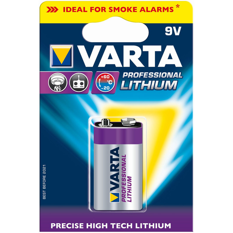 Varta Baterie litiu 9 volt 'Professional'