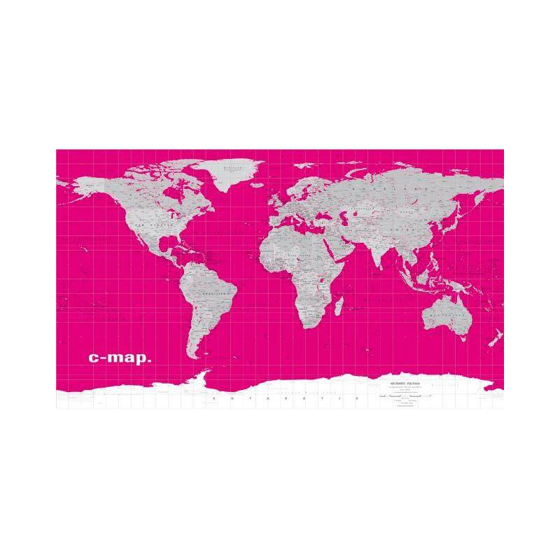 Columbus Harta lumii C-Map Planiglob ''purpuriu''