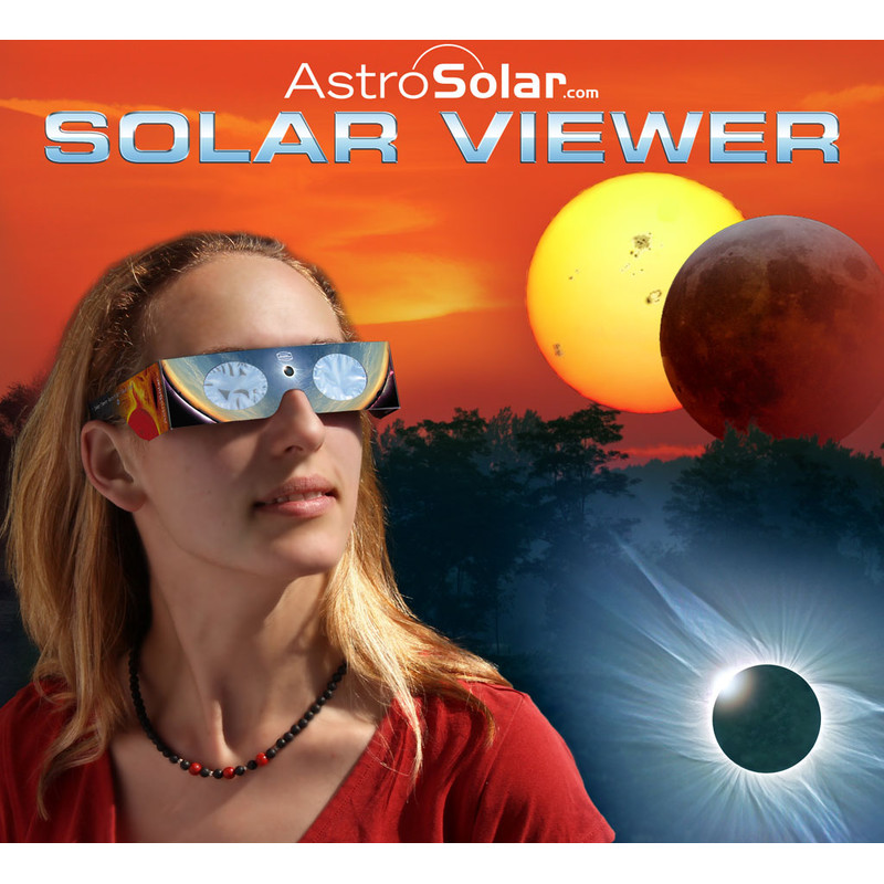 Baader Ochelari pentru eclipsă solară Sonnenfinsternis-Brille Sofi Solar Viewer AstroSolar® Silver/Gold