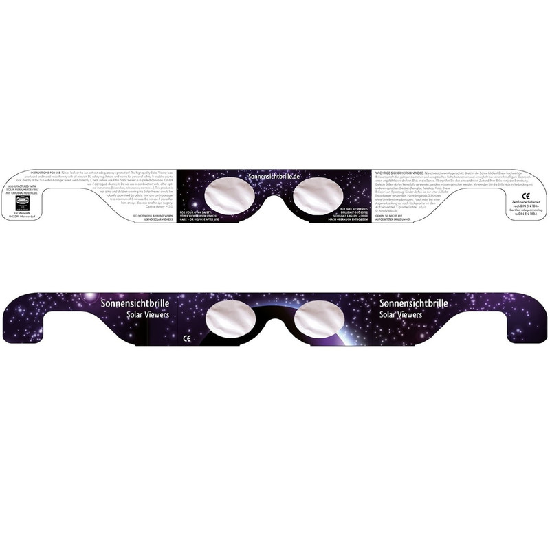 Baader Ochelari de vedere solară - Ochelari pentru eclipse solare - Ochelari Sofi, 25 bucăți