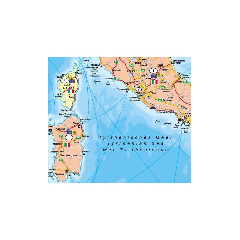 Stiefel Hartă continentală Harta organizatorica a Europei