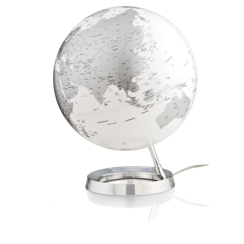 Räthgloben Glob 1917, lumina&culoare, din crom 30cm