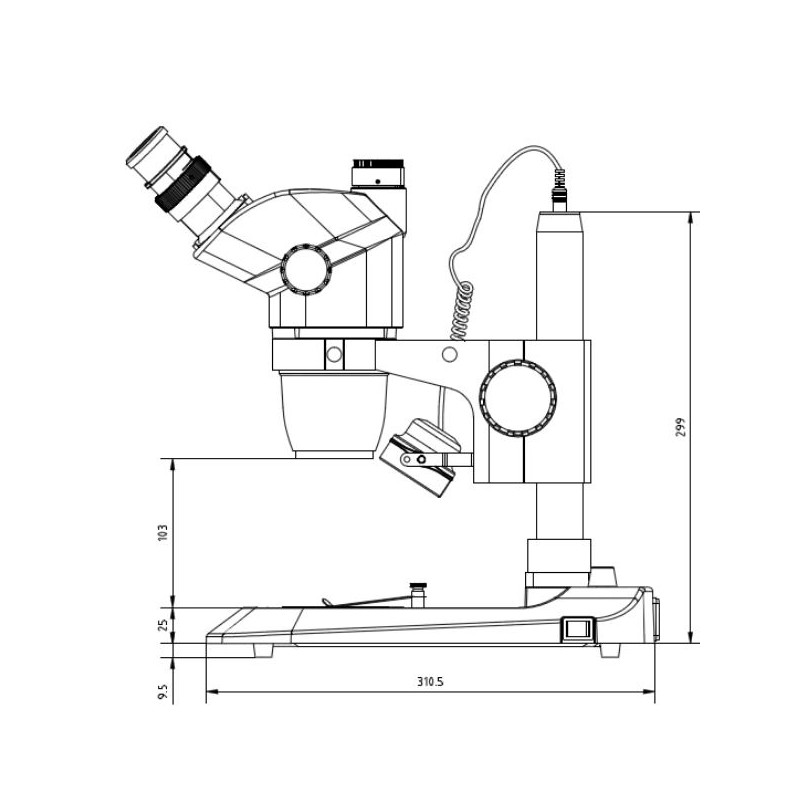 Euromex NexiusZoom ESD, NZ.1903-P-ESD, 6,7x-45x, trino