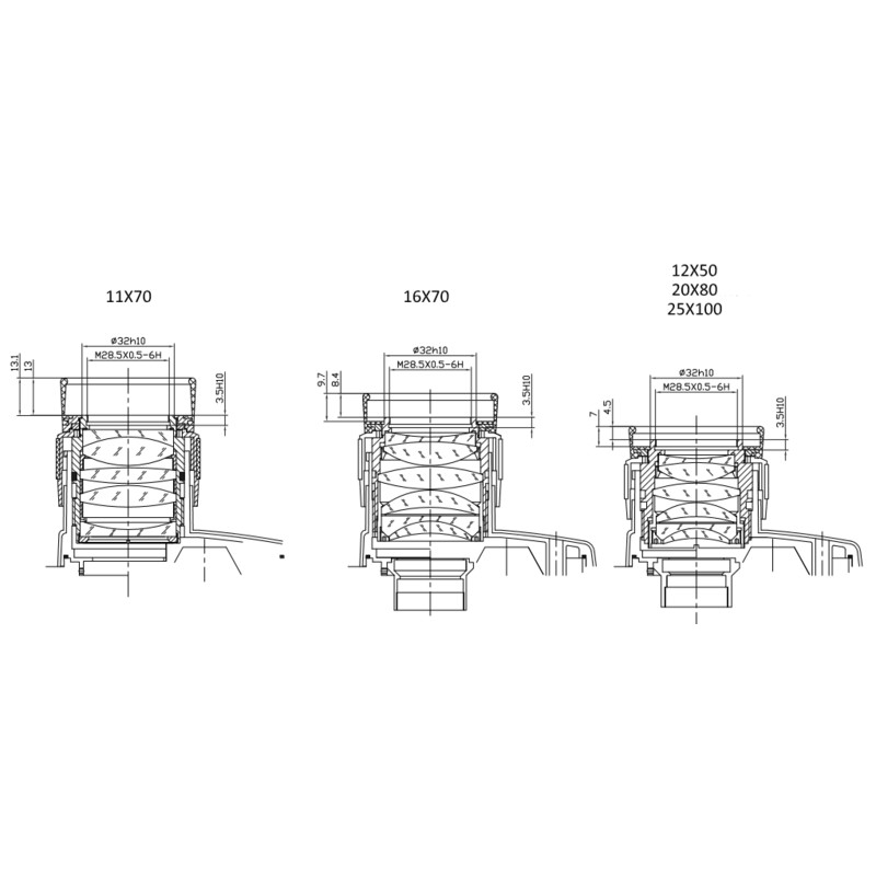 Omegon Binoclu Argus 11x70