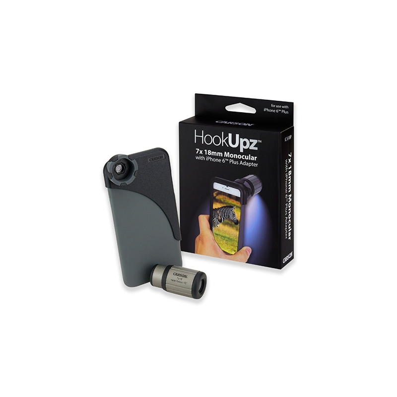 Carson Monocular HookUpz 7x18 cu adaptor pentru smartphone iPhone 6 Plus
