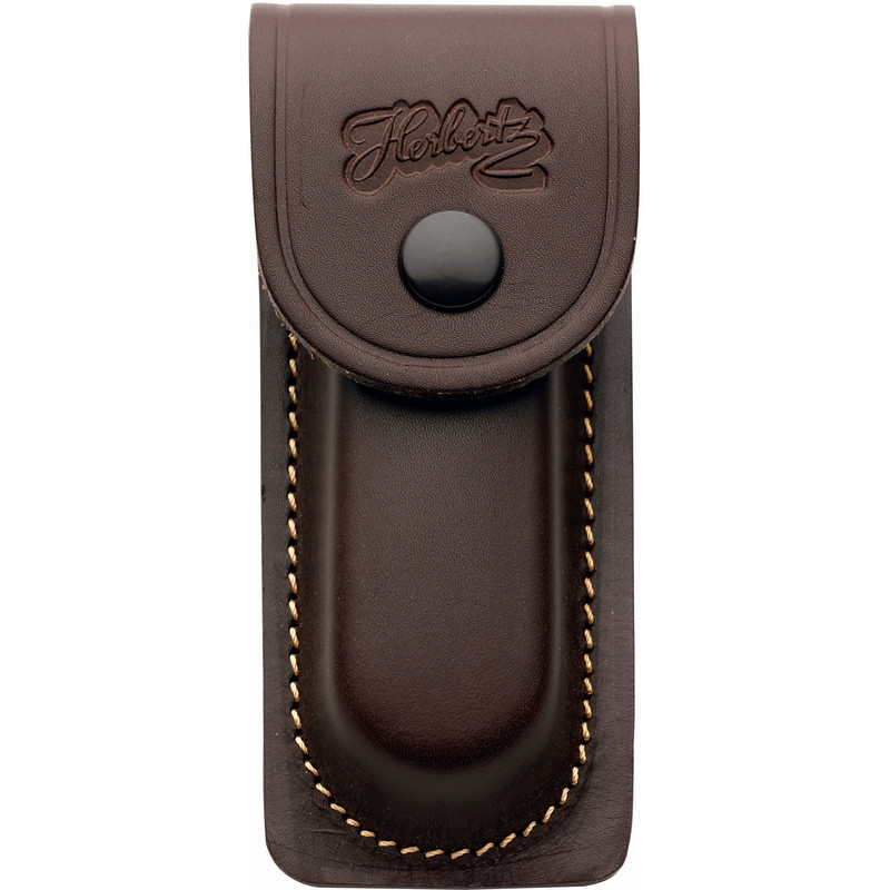 Herbertz Husă din piele pentru cuțite de buzunar 2653090, maro, pentru 9 cm