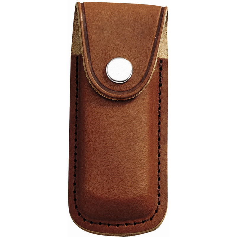 Herbertz Cutit de buzunar din piele 2690110, maro deschis, pentru 11 cm